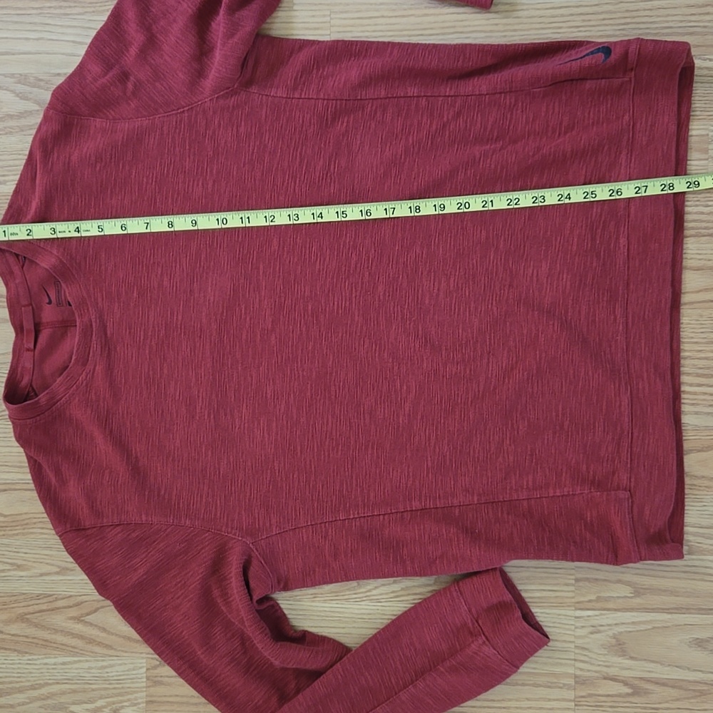 Nike Women's Burgundy Relaxed Fit Pullover - Picture 5 of 6